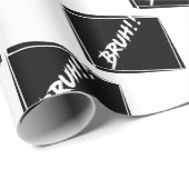 "Bruh"の単語のデザイン ラッピングペーパー (ロールコーナー)