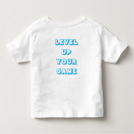 "BRUH" "ゲームをレベルアップ"ティー トドラーTシャツ