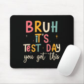 Bruh、テスト日おもしろいやる気を起こさせるだ マウスパッド (マウス)
