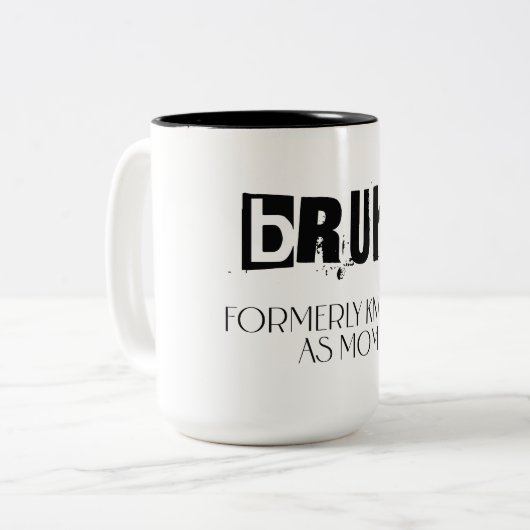 Bruh、以前は母として知られていた、母の日の贈り物 ツートーンマグカップ (正面左)