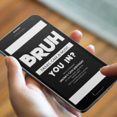 BRUH | 参加する?誕生日 招待状