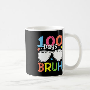 Bruh 100日の少年T学校の100日目 コーヒーマグカップ