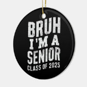 Bruh 2025年卒業生です  セラミックオーナメント (左)