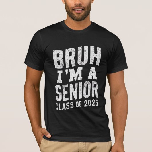 Bruh 2025年卒業生です tシャツ (正面)