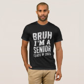 Bruh 2025年卒業生です tシャツ (正面フル)