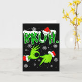 Bruh 67 シックス セブン 6 7 ミーム クリスマス おもしろい Z世代 S カード (黄色い花)
