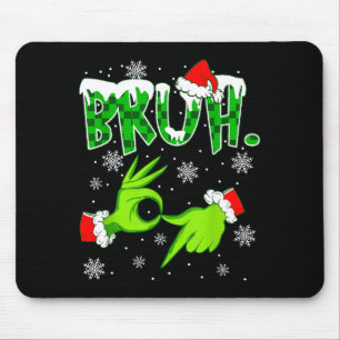 Bruh 67 シックス セブン 6 7 ミーム クリスマス おもしろい Z世代 S マウスパッド