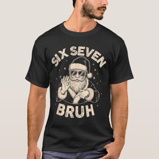 Bruh 67 Christmas Santa Six Seven 6 7 Boys Christm Tシャツ (正面)