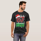 Bruh 67 Christmas Six Seven 6 7 Boys Christmas Paj Tシャツ (正面フル)