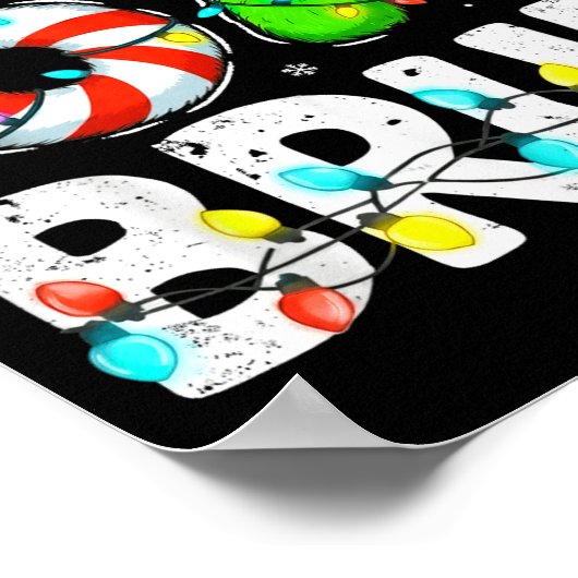 Bruh 67 Christmas Six Seven 6 7 Meme Funny Boy Gir ポスター (角)