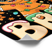 Bruh 67 Christmas Six Seven Gingerbreadman Boys 67 ポスター (角)