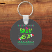 Bruh 67 Christmas Ugly Sweater Six Seven Meme 6 7  キーホルダー (正面)