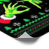 Bruh 67 Christmas Ugly Sweater Six Seven Meme 6 7  ポスター (角)