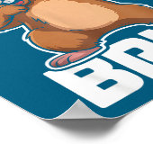 Bruh 67 Funny Groundhog 6-7 Meme Pyjamas Boys Girl ポスター (角)