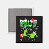 Bruh 67 Six Seven 6 7 ミーム クリスマス おもしろい Gen Z S マグネット (正面/裏面)