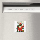 Bruh 67 Six Seven 6 7 メメクリスマスサンタパジャマ マグネット (インサイチュ (食洗機))
