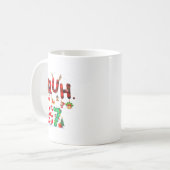 Bruh 67 Six Seven 6 7 Meme Christmas Candy Cane Li コーヒーマグカップ (正面左)