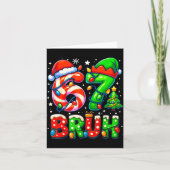 Bruh 67 Six Seven 6 7 Meme Christmas Funny Boy Gir カード (正面)