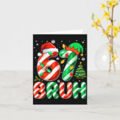 Bruh 67 Six Seven 6 7 Meme Christmas Funny Boy Gir カード (黄色い花)