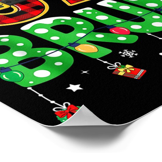 Bruh 67 Six Seven 6 7 Meme Christmas Funny Boy Gir ポスター (角)