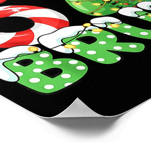 Bruh 67 Six Seven 6 7 Meme Christmas Funny Boy Gir ポスター (角)