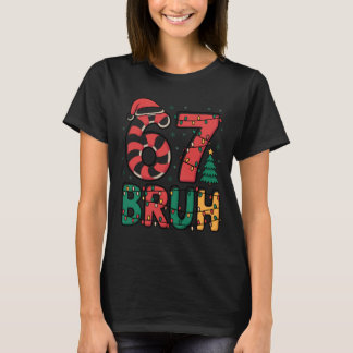 Bruh 67 Six Seven 6 7 Meme Christmas Funny Boy Gir Tシャツ