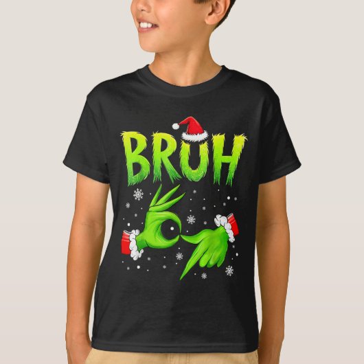 Bruh 67 Six Seven 6 7 Meme Christmas Funny Gen Alp Tシャツ (正面)