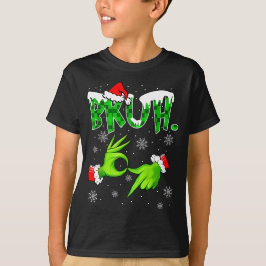 Bruh 67 Six Seven 6 7 Meme Christmas Funny Gen Alp Tシャツ (正面)