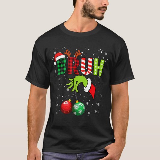 Bruh 67 Six Seven 6 7 Meme Christmas Funny Gen Alp Tシャツ (正面)