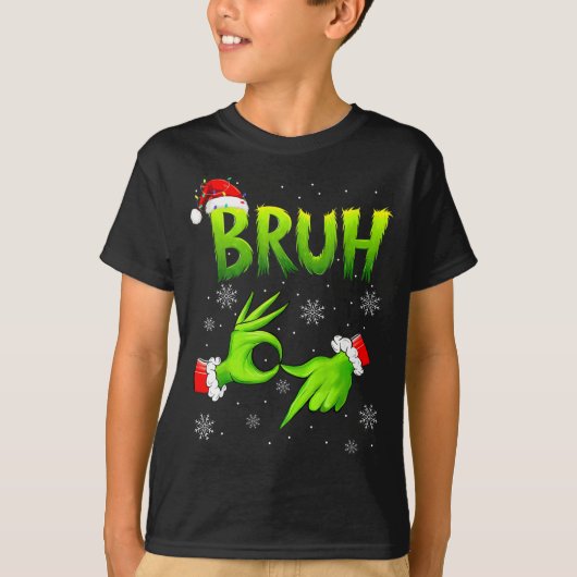Bruh 67 Six Seven 6 7 Meme Christmas Funny Gen Alp Tシャツ (正面)