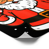 Bruh 67 Six Seven 6 7 Meme Christmas Santa Pajamas ポスター (角)