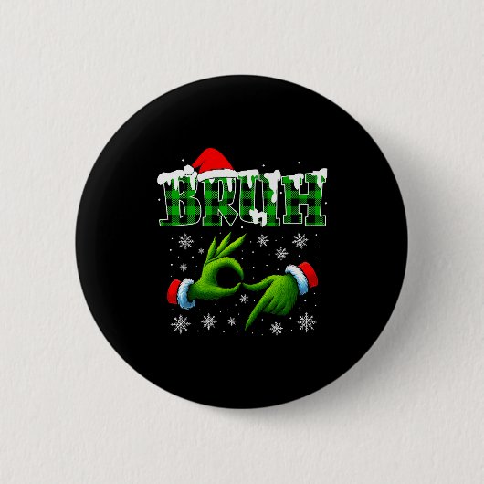 Bruh 67 Six Seven 6 7 Shirts Funny Meme Christmas  缶バッジ (正面)