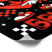 Bruh 67 Six Seven Meme Dab Heart Boys Kids Valenti ポスター (角)