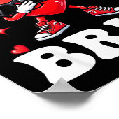 Bruh 67 Six Seven Meme Dab Heart Boys Kids Valenti ポスター (角)