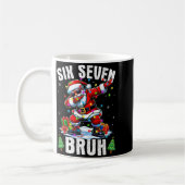 Bruh 67 Six Seven Santa Dabbing Christmas Shirts B コーヒーマグカップ (左)