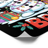 Bruh 67 Six Seven Snowman Dabbing Christmas Shirts ポスター (角)
