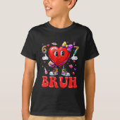 Bruh 67 Valentines Meme Six Seven Heart 6 7 Tシャツ (正面)