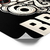 Bruh 6 7 Christmas 67 Santa Six Seven Christmas Bo ポスター (角)