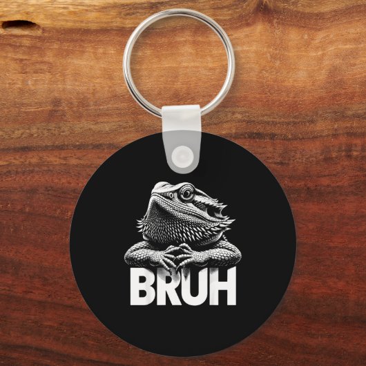 Bruh Bearded Dragon  キーホルダー (正面)