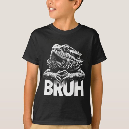 Bruh Bearded Dragon  Tシャツ (正面)