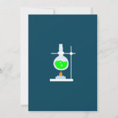 Bruh Boy's Birthday Party Teenager Science Theme 招待状 (裏面)