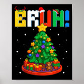 Bruh Christmas Tree Master Builder Building Blocks ポスター (正面)