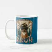 Bruh Deer Hunter Funny Deer Hunting Camo Men Teens コーヒーマグカップ (左)