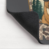 Bruh Deer Hunter Funny Deer Hunting Camo Men Teens マウスパッド (コーナー)