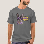 BRUH Dog T-Shirt – Funny Comic Graphic Tee for Men Tシャツ (正面)