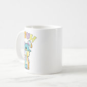 Bruh Easter Day Funny Colorful Rabbit Bunny Easter コーヒーマグカップ (正面左)