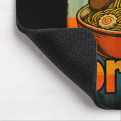 Bruh Ferret Eating Japanese Ramen Noodles Gift Men マウスパッド (コーナー)