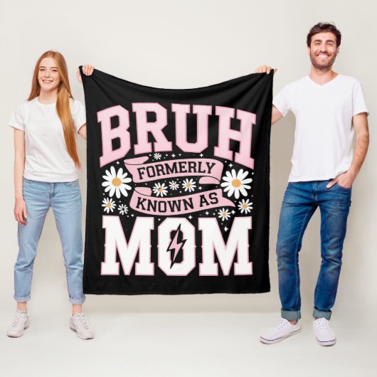 Bruh Formerly Known As Mom 母の日 フリースブランケット (インサイチュ)