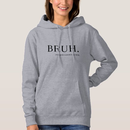 Bruh Formerly Known as Mom Sweatshirt Christmas  パーカ (正面)