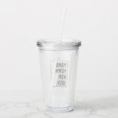 Bruh Funny Mom Life Acrylic Tumbler Cup アクリルタンブラー (裏面)